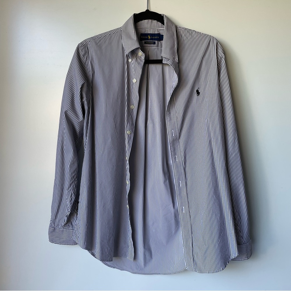 Women’s Ralph Lauren Performance Petite Long Sleeve Business Casual Shirt Small
